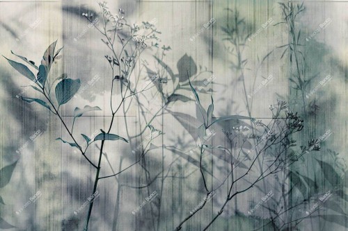 Fototapeta z roślinnym wzorem Inkiostro Bianco COUNTRYSIDE INKIIST2503 Flamenco