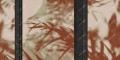 Fototapeta z motywem liści i cieni Inkiostro Bianco STONEGLASS INKATKT2501 Flamenco
