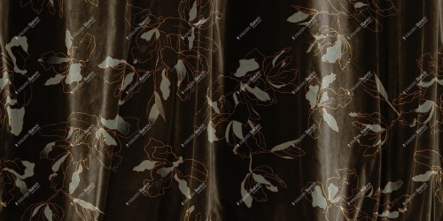 Fototapeta inspirowana tkaniną z motywem kwiatów Inkiostro Bianco VELVET INKLOBT2503 Flamenco