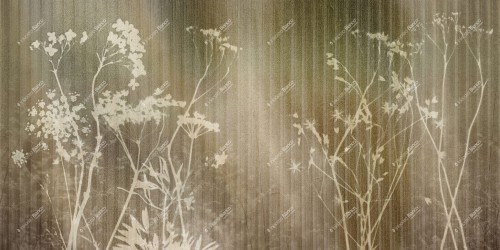 Fototapeta z motywem polnych kwiatów Inkiostro Bianco YUMI INKUIAB2501 Flamenco