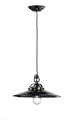 Lampa wisząca Ferroluce C099 Smalto Nero B&W Retro