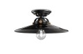 Lampa sufitowa ceramiczna Ferroluce C104 Smalto Nero B&W Retro