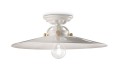 Lampa sufitowa Ferroluce C105 Smalto Bianco B&W Retro