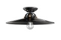 Lampa sufitowa Ferroluce C105 Smalto Nero B&W Retro