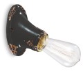Lampa ścienna / kinkiet Ferroluce C115 Vintage Nero Vintage Retro