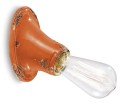 Lampa ścienna / kinkiet Ferroluce C115 Vintage Arancio Vintage Retro