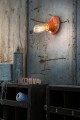 Lampa ścienna / kinkiet Ferroluce C115 Vintage Rosso Vintage Retro