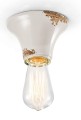 Lampa sufitowa Ferroluce C132 Vintage Bianco Vintage Retro