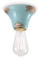Plafon / Lampa sufitowa Ferroluce C133 Vintage Azzurro Vintage Retro