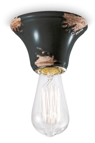 Plafon / Lampa sufitowa Ferroluce C133 Vintage Nero Vintage Retro