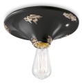 Plafon / Lampa sufitowa Ferroluce C134 Vintage Nero Vintage Retro