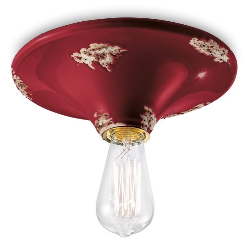 Plafon / Lampa sufitowa Ferroluce C134 Vintage Bordeaux Vintage Retro