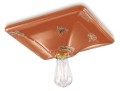 Plafon / lampa sufitowa Ferroluce C136 Vintage Arancio Vintage Retro