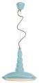 Lampa wisząca Ferroluce C1410 Vintage Azzurro Vintage Retro