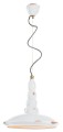 Lampa wisząca Ferroluce C1410 Vintage Bianco Vintage Retro