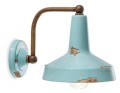 Kinkiet Ferroluce C1420 Vintage Azzurro Vintage Retro