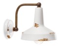 Kinkiet Ferroluce C1420 Vintage Bianco Vintage Retro