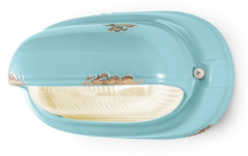 Kinkiet / Lampa ścienna Ferroluce C291 Vintage Azzurro Vintage Retro
