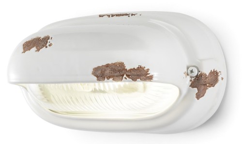 Kinkiet / Lampa ścienna Ferroluce C291 Vintage Bianco Vintage Retro