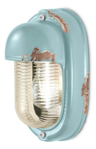 Kinkiet / Lampa ścienna Ferroluce C292 Vintage Azzurro Vintage Retro