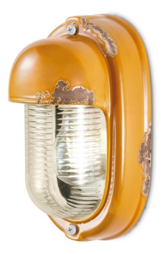Kinkiet / Lampa ścienna Ferroluce C292 Vintage Giallo Vintage Retro