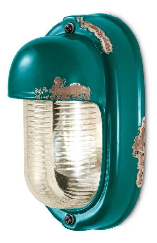 Kinkiet / Lampa ścienna Ferroluce C292 Vintage Verde Vintage Retro