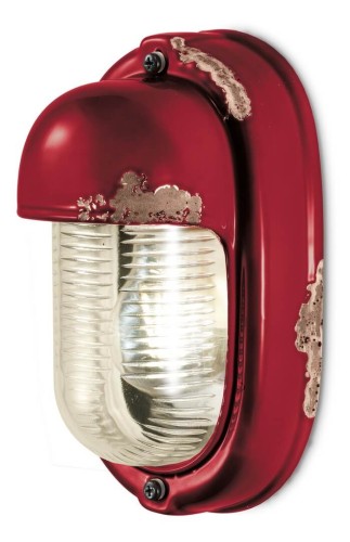 Kinkiet / Lampa ścienna Ferroluce C292 Vintage Bordeaux Vintage Retro