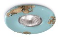 Oprawa Stropowa / Lampa sufitowa Ferroluce C481 Vintage Azzurro Vintage Retro