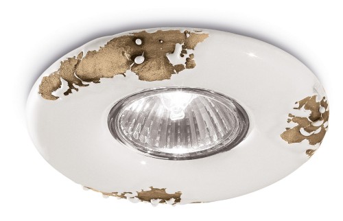 Oprawa Stropowa / Lampa sufitowa Ferroluce C481 Vintage Bianco Vintage Retro