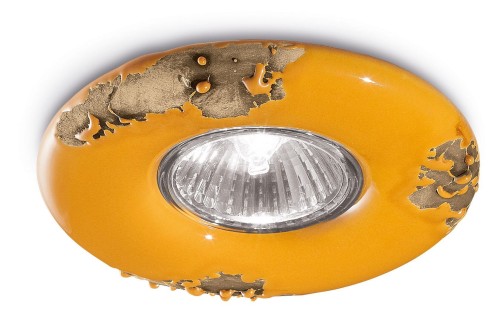 Oprawa Stropowa / Lampa sufitowa Ferroluce C481 Vintage Giallo Vintage Retro