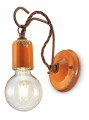 Kinkiet ceramiczny Ferroluce C665 Vintage Arancio Vintage Retro