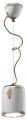 Lampa wisząca ceramiczna Ferroluce C984 Vintage Bianco Vintage Retro
