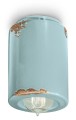 Lampa sufitowa punktowa Ferroluce C985 Vintage Azzurro Vintage Retro