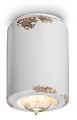 Lampa sufitowa punktowa Ferroluce C985 Vintage Bianco Vintage Retro