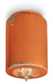 Lampa sufitowa punktowa Ferroluce C985 Vintage Arancio Vintage Retro