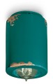 Lampa sufitowa punktowa Ferroluce C985 Vintage Verde Vintage Retro
