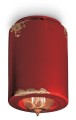 Lampa sufitowa punktowa Ferroluce C985 Vintage Bordeaux Vintage Retro