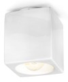 Lampa sufitowa Ferroluce C987 Smalto Bianco Vintage Retro