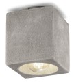 Lampa sufitowa Ferroluce C987 Cement Vintage Retro