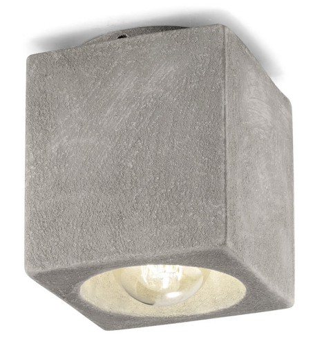 Lampa sufitowa Ferroluce C987 Cement Vintage Retro