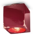 Lampa sufitowa Ferroluce C987 Vintage Bordeaux Vintage Retro