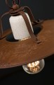 Lampa wisząca loftowa Ferroluce C1431 Craquelé Grunge Retro