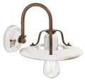 Kinkiet rustykalny Ferroluce C1440 Vintage Bianco Country Retro