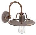 Kinkiet rustykalny Ferroluce C1440 Vintage Tortora Country Retro