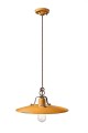 Lampa wisząca rustykalna Ferroluce C1443 Vintage Giallo Country Retro