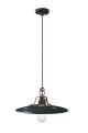 Lampa wisząca rustykalna Ferroluce C1443 Vintage Nero Country Retro