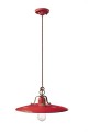 Lampa wisząca rustykalna Ferroluce C1443 Vintage Rosso Country Retro