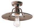 Lampa sufitowa rustykalna Ferroluce C1444 Vintage Tortora Country Retro