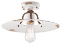 Lampa sufitowa rustykalna Ferroluce C1445 Vintage Bianco Country Retro