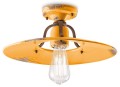 Lampa sufitowa rustykalna Ferroluce C1445 Vintage Giallo Country Retro